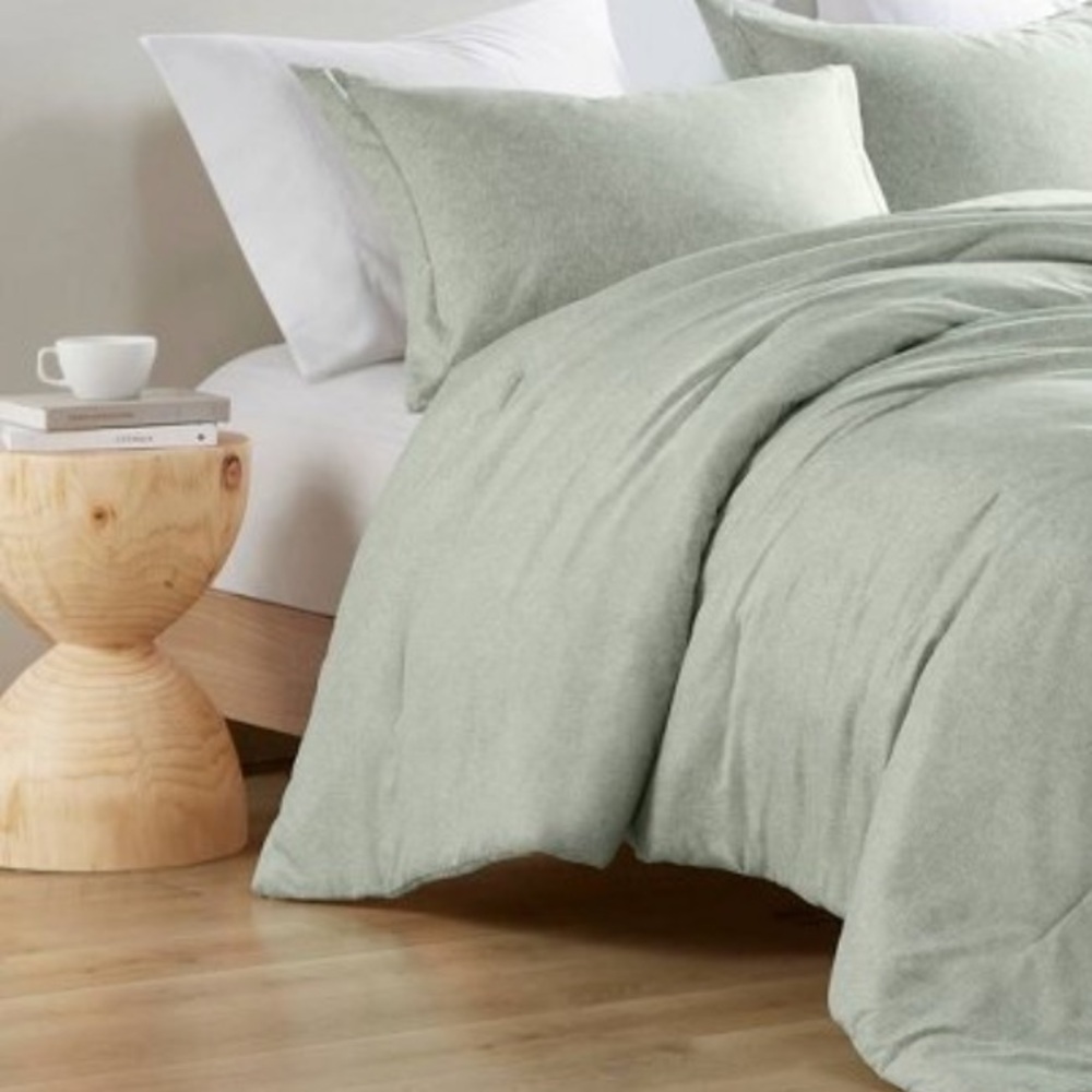 New OEKO-TEX Certified Twin/Twin Extra Long Camden Comforter Set Sage Green